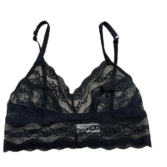 Ladies b.tempt'd by Wacoal‎ Lace Kiss Bralette Black Size Small - Picture 3 of 12